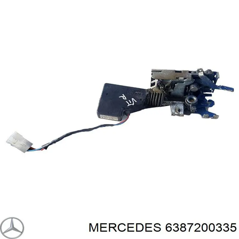 A6387200335 Mercedes Fecho da porta dianteira direita