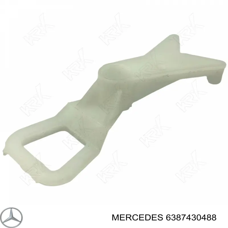 6387430488 Mercedes Puxador externo de tampa de porta-malas (de 3ª/5ª porta traseira)