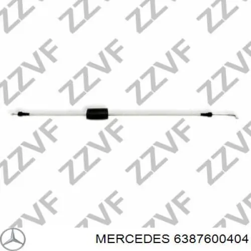 6387600404 Mercedes Cabo (pedal) de abertura do fecho da porta dianteira