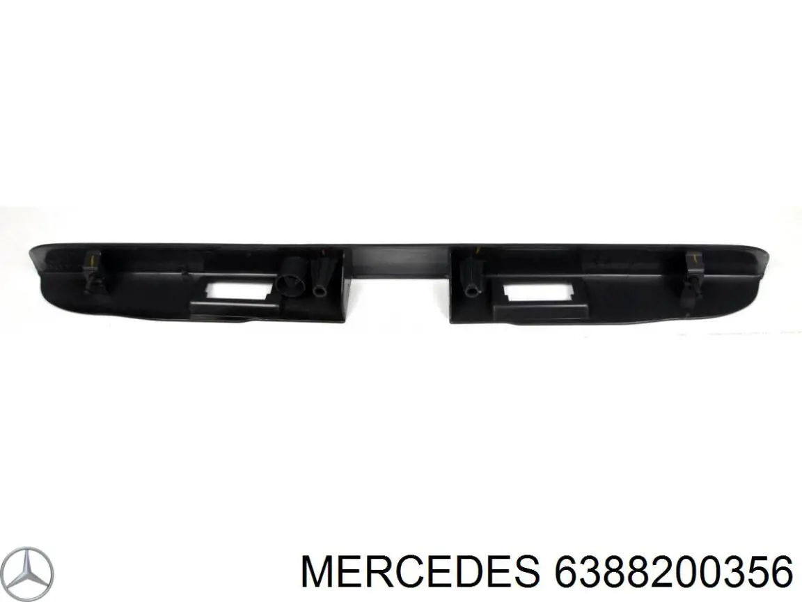 Lanterna da luz de fundo de matrícula traseira Mercedes 6388200356 preço, a partir de 21,90 USD