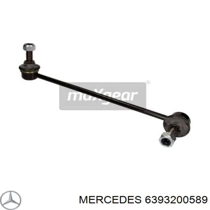 6393200589 Mercedes Montante direito de estabilizador dianteiro
