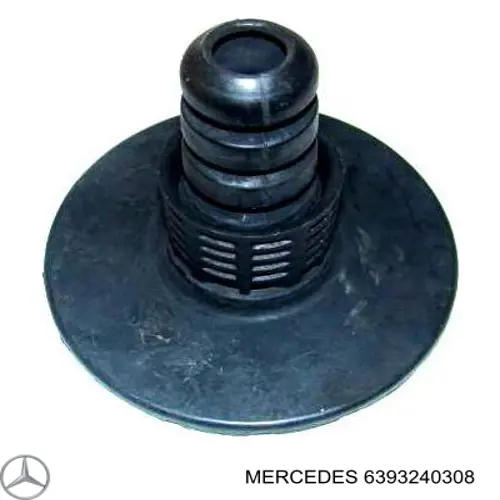 Compre 6393240308 Mercedes Espaçador (anel de borracha) da mola traseira superior