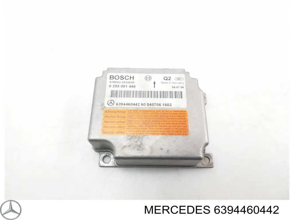 Módulo processador de controlo da bolsa de ar (Centralina eletrônica AIRBAG) Mercedes 6394460442 preço, a partir de 102,15 USD