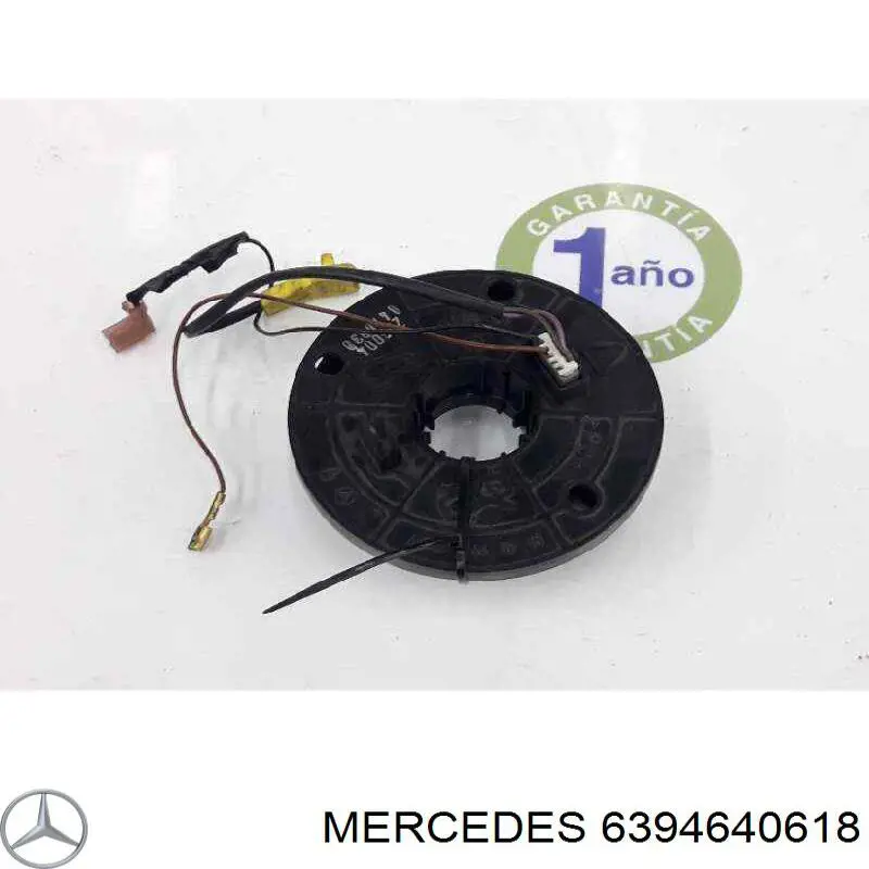 6394640618 Mercedes Anel AIRBAG de contato, cabo plano do volante