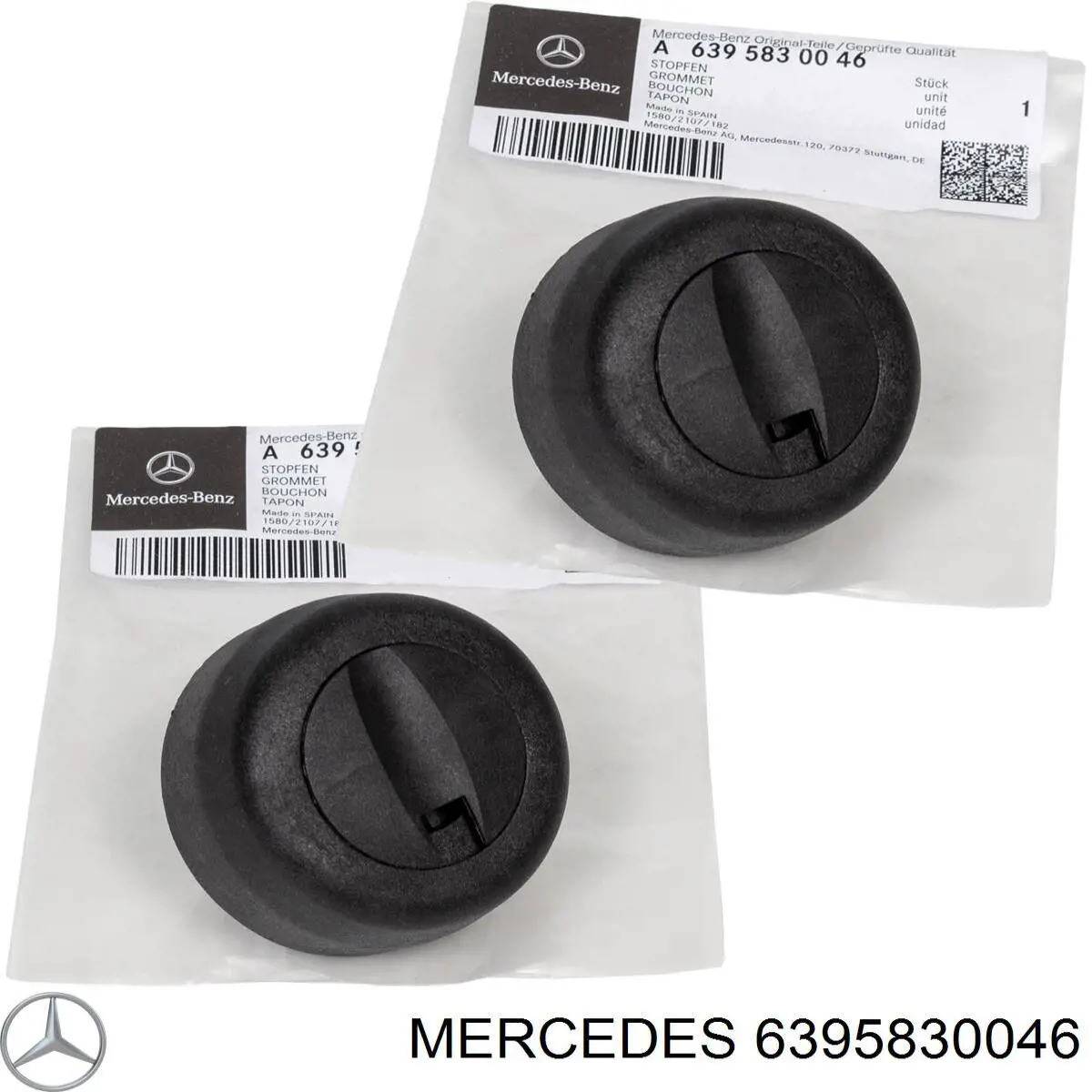 6395830046 Mercedes Coxim do macaco inferior (suporte de plataforma elevatória)