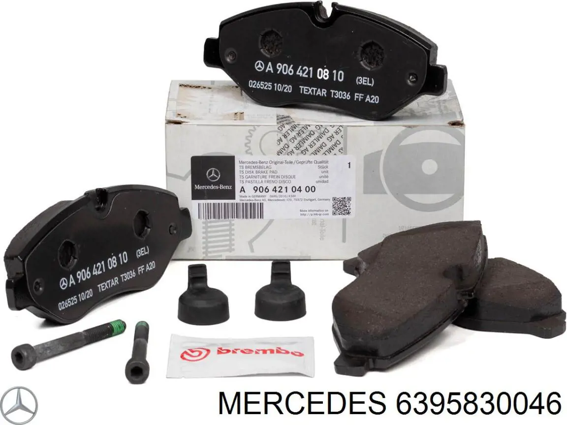 Compre 6395830046 Mercedes Coxim do macaco inferior (suporte de plataforma elevatória)