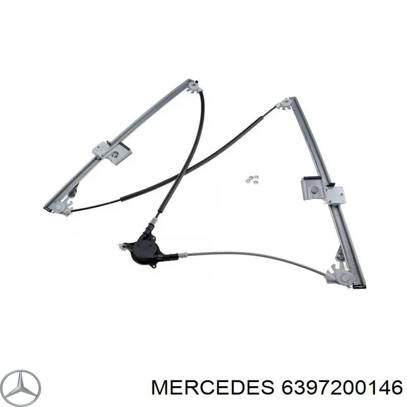 Mecanismo de acionamento de vidro da porta dianteira direita Mercedes 6397200146 preço, a partir de 48,86 USD