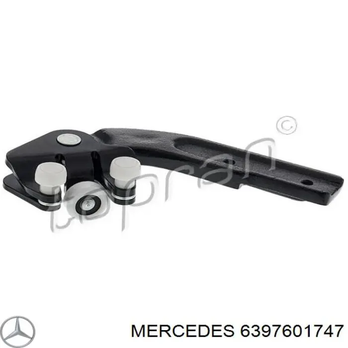 Rolo direito inferior da porta lateral (deslizante) Mercedes 6397601747 preço, a partir de 37,44 USD