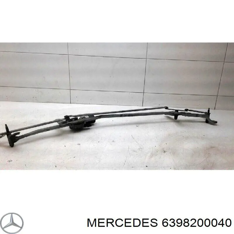 A6A398200040 Mercedes Trapézio de limpador pára-brisas