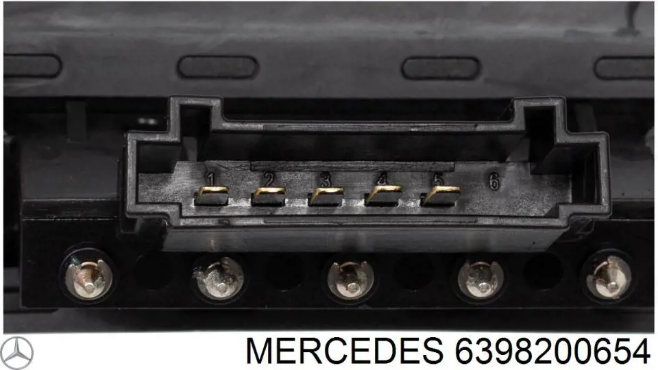 6398200654 Mercedes Sensor de fechamento de portas (interruptor de fim de carreira), na porta deslizante