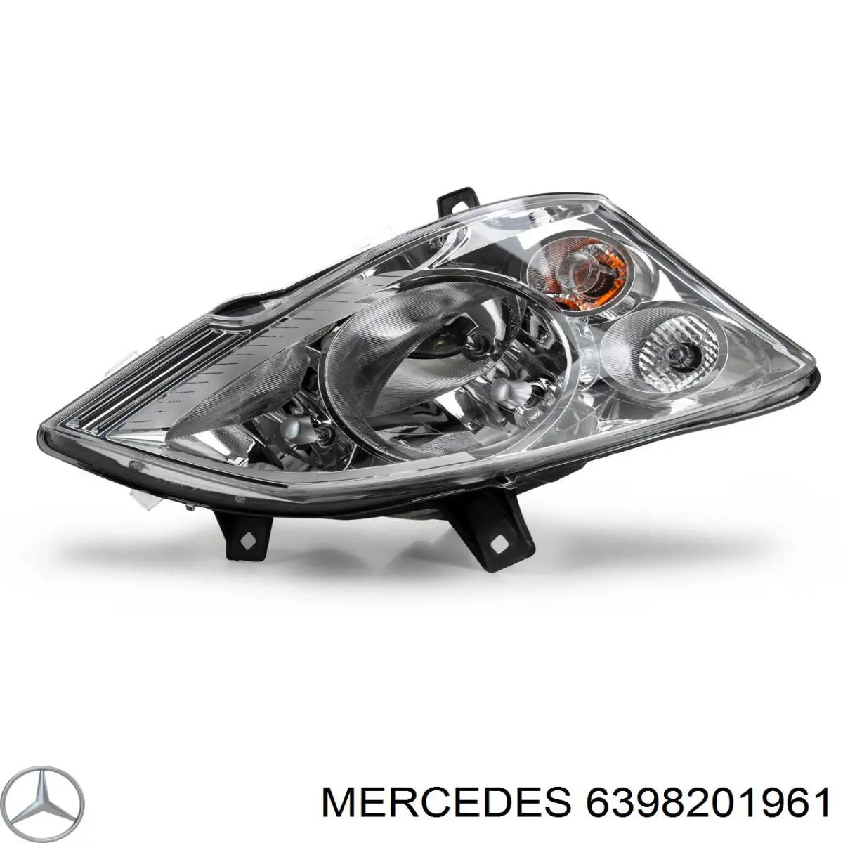 6398201961 Mercedes Luz direita