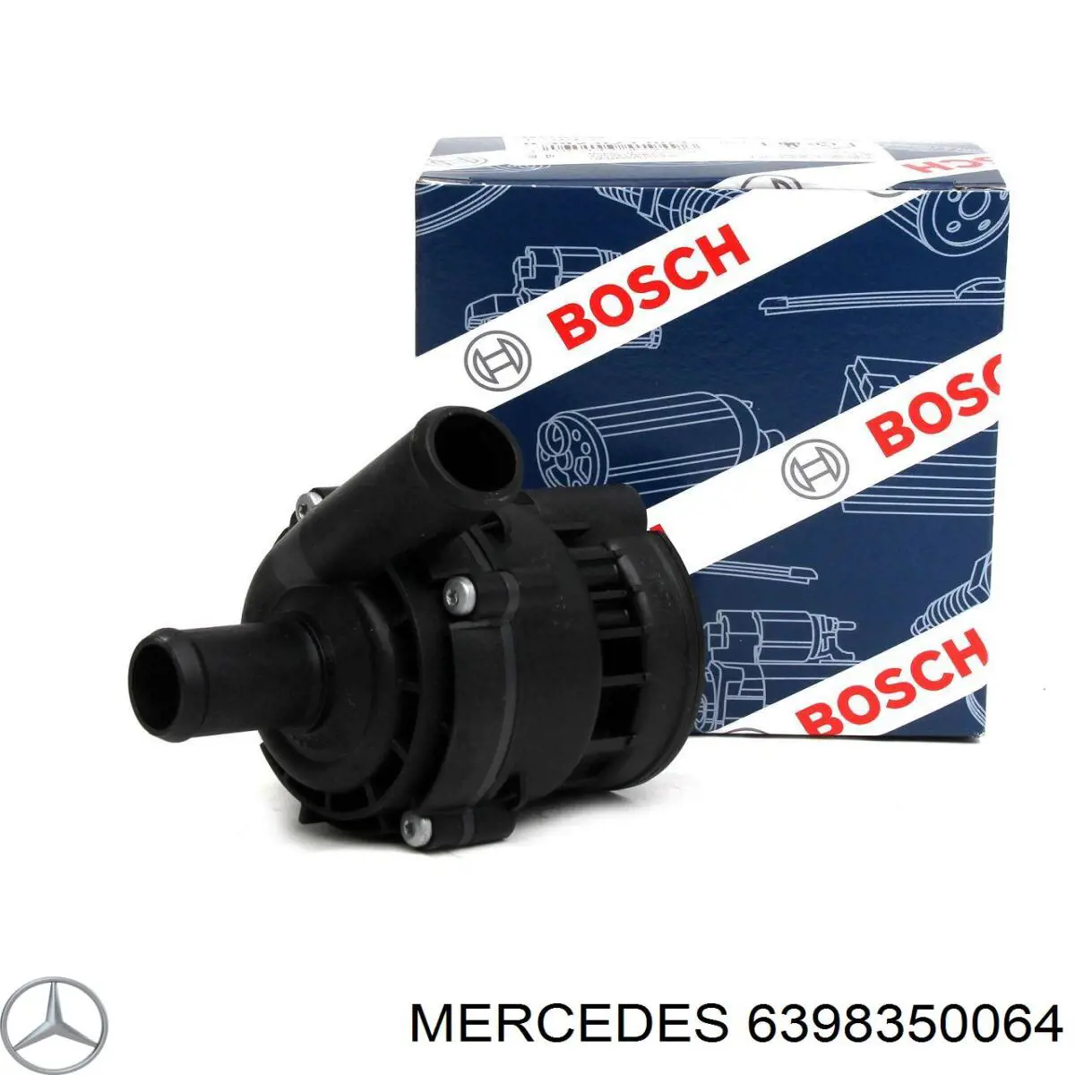 Bomba de água (bomba) de esfriamento, adicional elétrica Mercedes 6398350064 preço, a partir de 55,87 USD