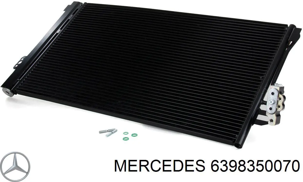 Radiador de aparelho de ar condicionado Mercedes 6398350070 preço, a partir de 93,80 USD