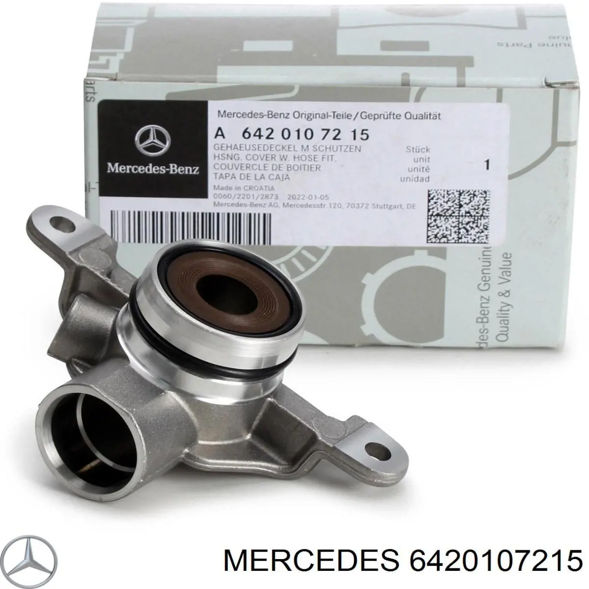 6420107215 Mercedes Flange de separador de óleo do sistema de ventilação de cárter