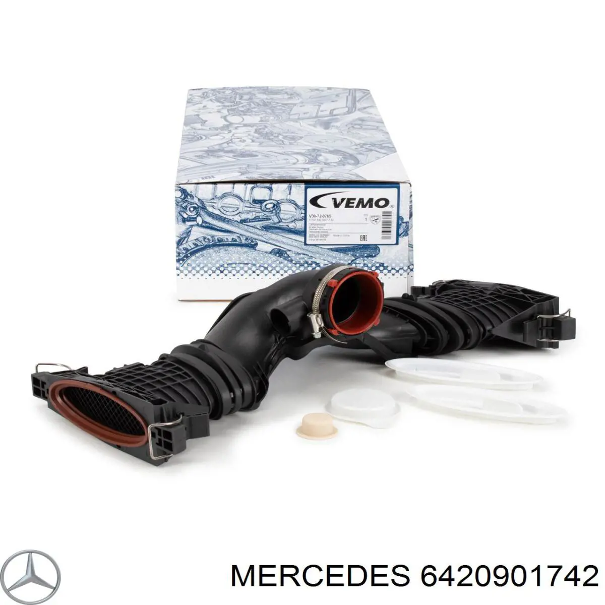 Sensor de fluxo (consumo) de ar, medidor de consumo M.A.F. - (Mass Airflow) Mercedes 6420901742 preço, a partir de 293,79 USD