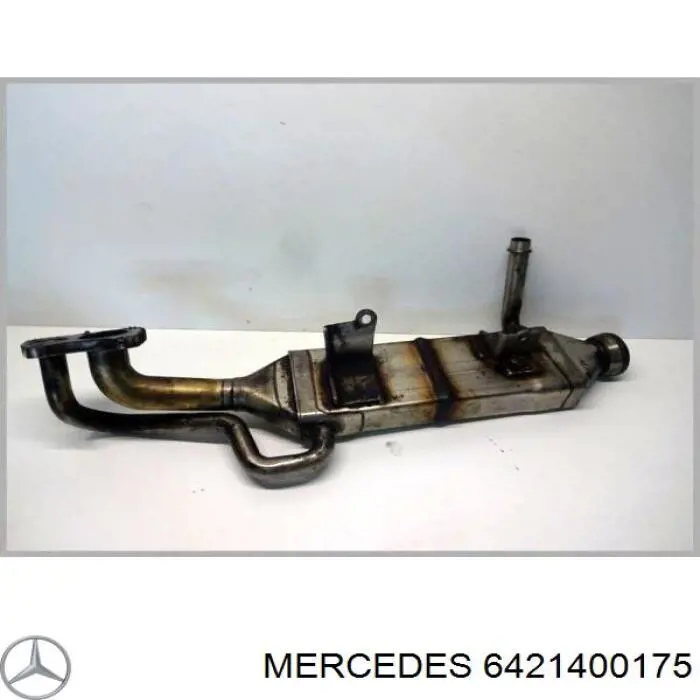 6421400775 Mercedes Radiador do sistema EGR de recirculação dos gases de escape