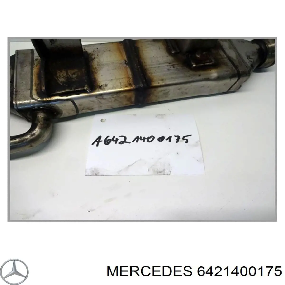 Radiador do sistema EGR de recirculação dos gases de escape Mercedes A6421400775 preço, a partir de 120,88 USD