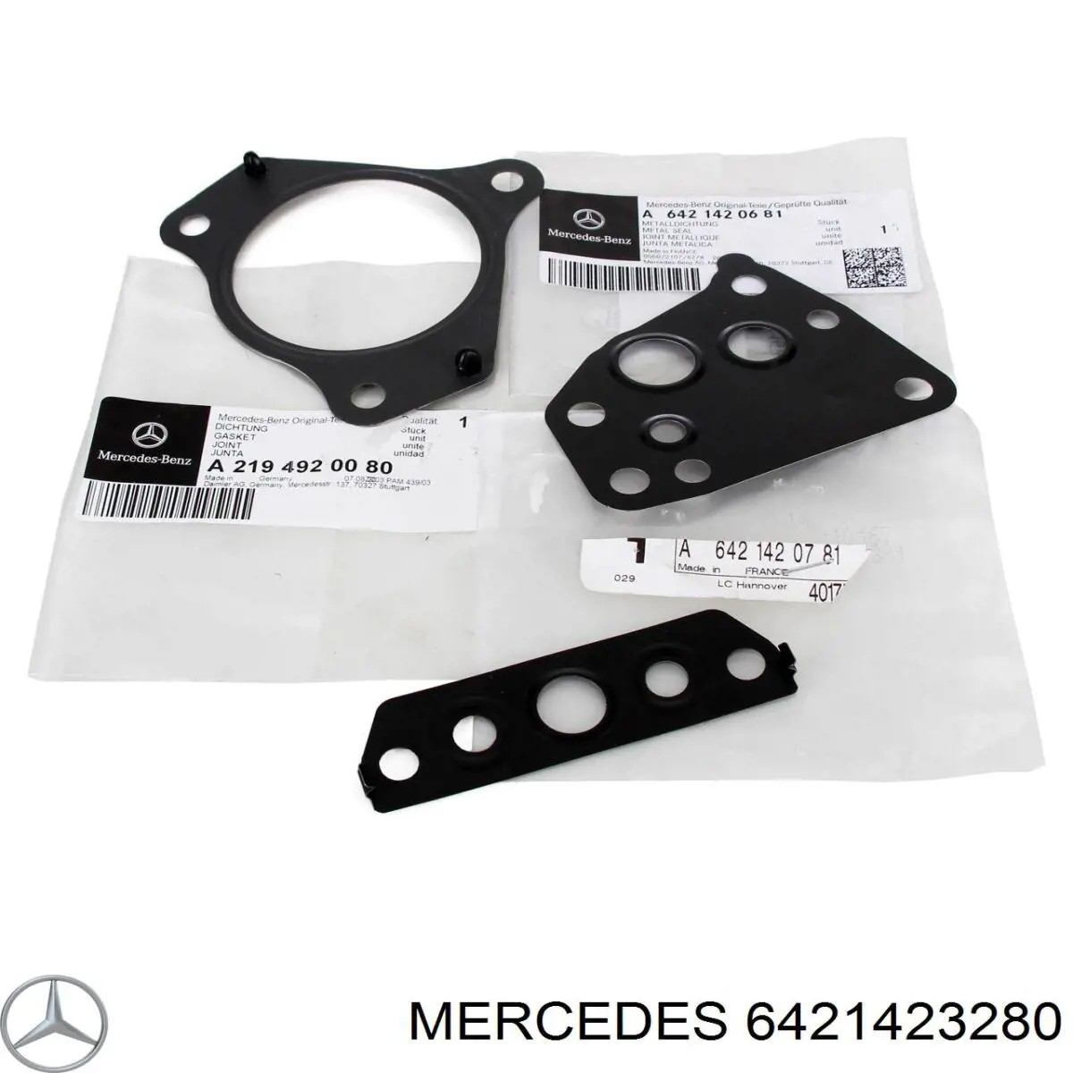 Vedante de turbina dos gases de escape, escape Mercedes 6421423280 preço, a partir de 8,27 USD