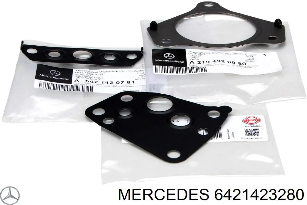 Compre 6421423280 Mercedes Vedante de turbina dos gases de escape, escape