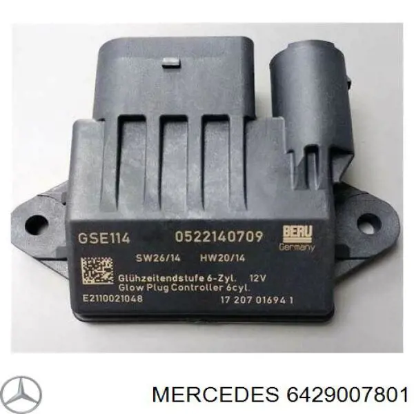 Relê das velas de incandescência Mercedes 6429007801 preço, a partir de 74,88 USD
