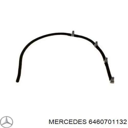 6460701132 Mercedes Tubo de combustível, inverso desde os injetores