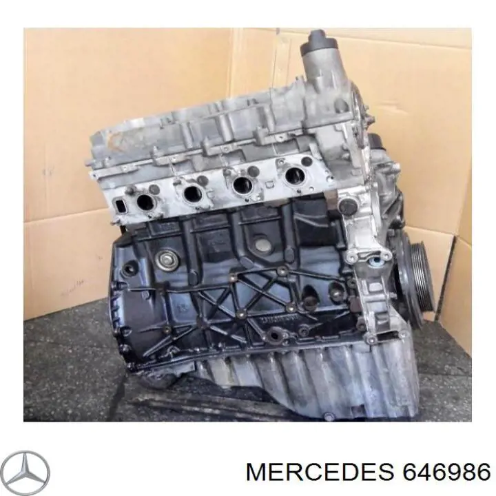 646986 Mercedes Motor montado