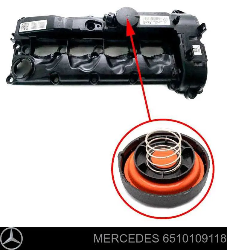Tampa de válvulas Mercedes 6510109118 preço, a partir de 456,71 USD