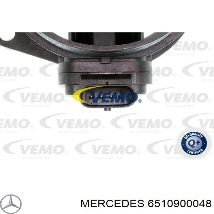 6510900048 Mercedes Sensor de fluxo (consumo) de ar, medidor de consumo M.A.F. - (Mass Airflow)