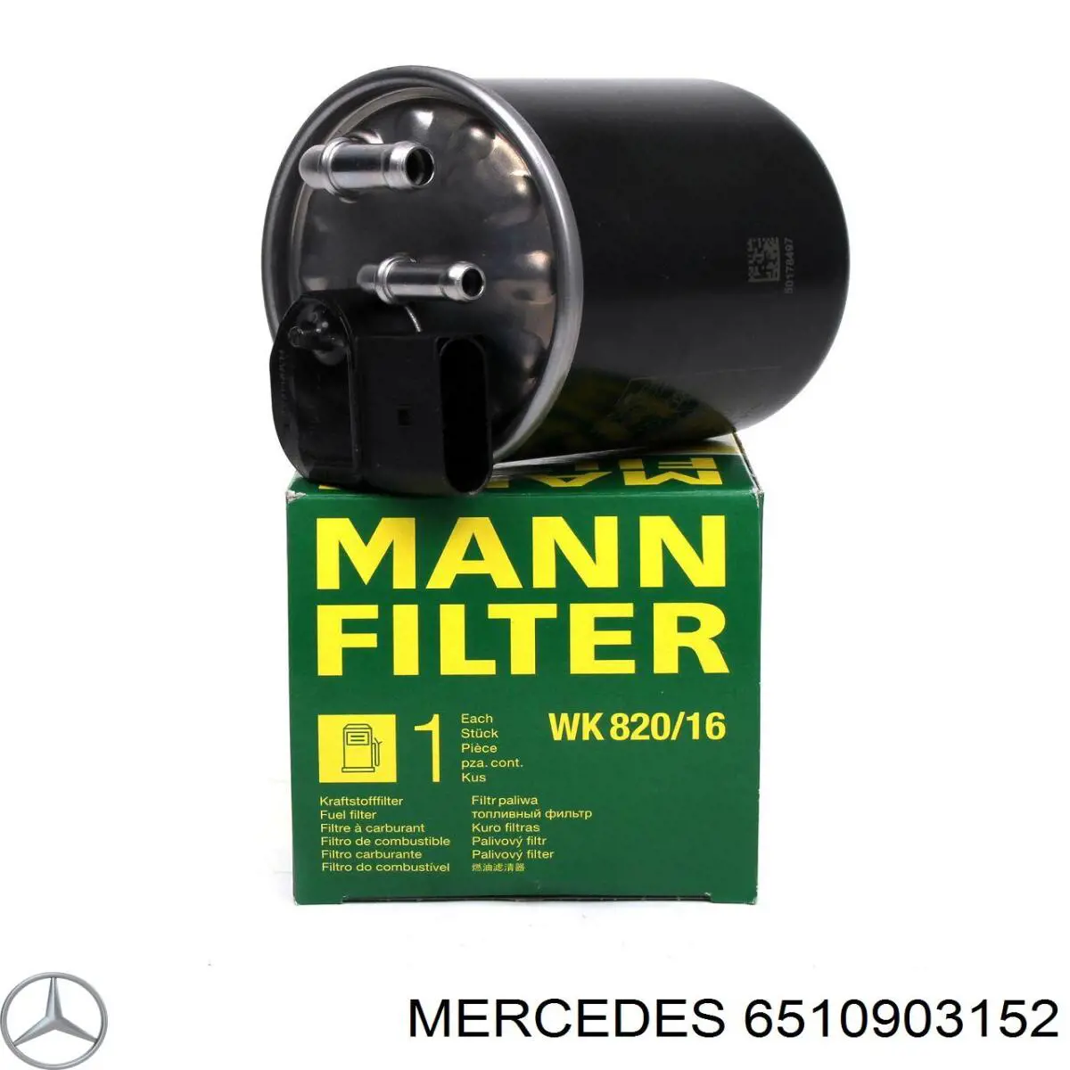 Filtro de combustível Mercedes 6510903152 preço, a partir de 23,13 USD