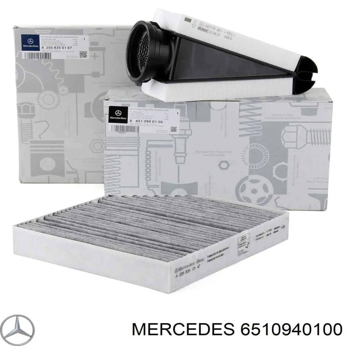 Compre 6510940100 Mercedes Filtro de ar