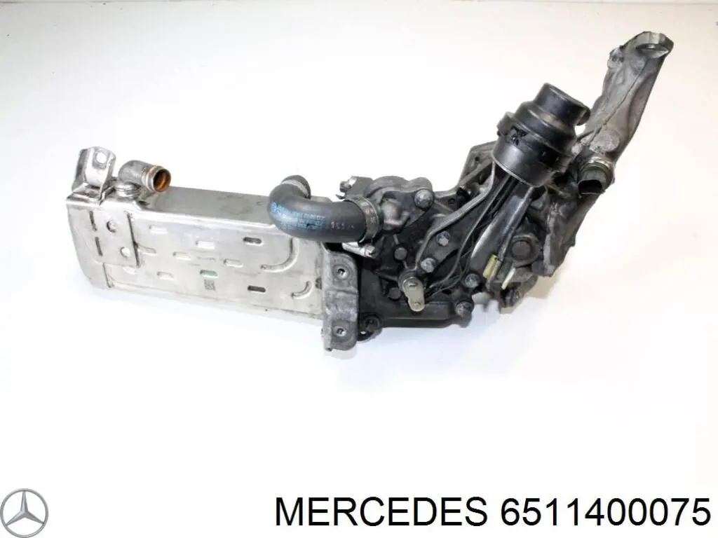 Radiador do sistema EGR de recirculação dos gases de escape Mercedes 6511400075