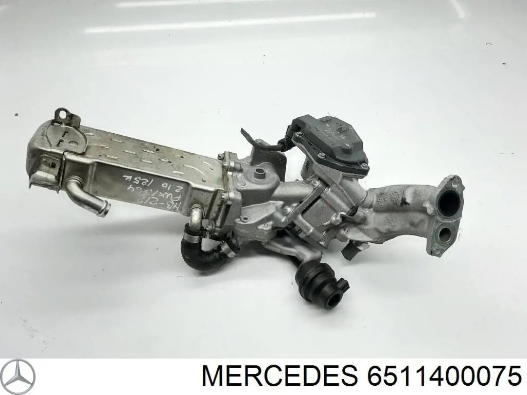6511400075 Mercedes Radiador do sistema EGR de recirculação dos gases de escape