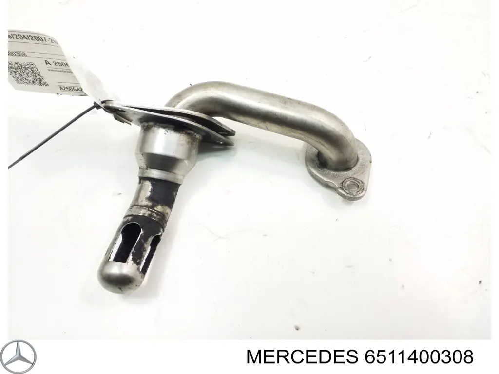 Cano derivado do sistema de recirculação dos gases de escape EGR 6511400308 Mercedes