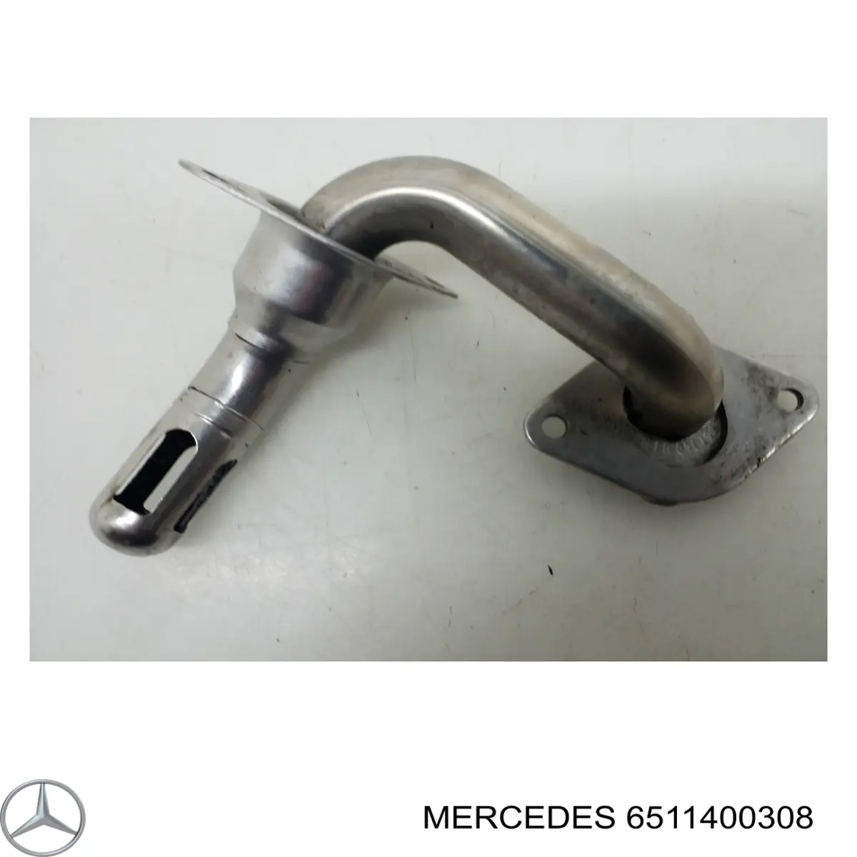Cano derivado do sistema de recirculação dos gases de escape EGR 6511400308 Mercedes