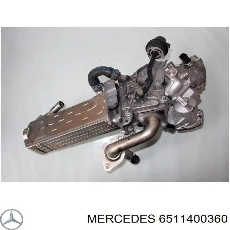 6511400360 Mercedes Válvula EGR de recirculação dos gases