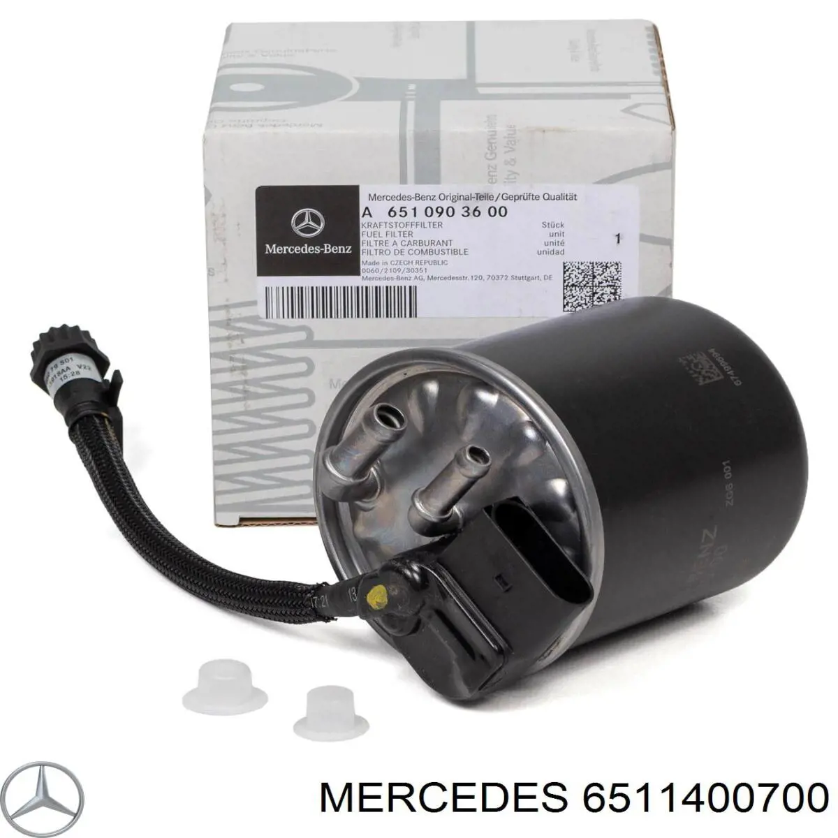 Radiador do sistema EGR de recirculação dos gases de escape 6511400700 Mercedes