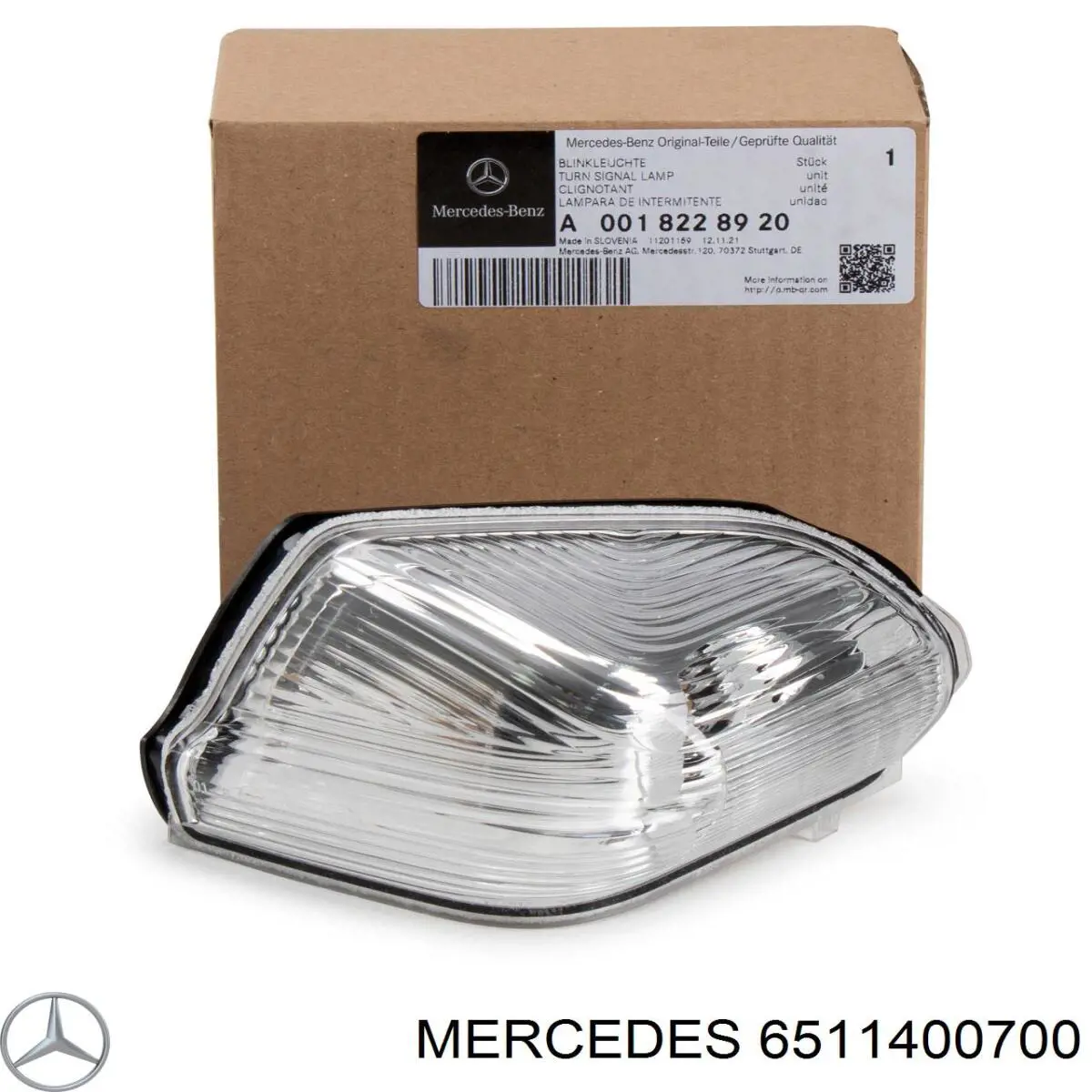 Radiador do sistema EGR de recirculação dos gases de escape Mercedes 6511400700