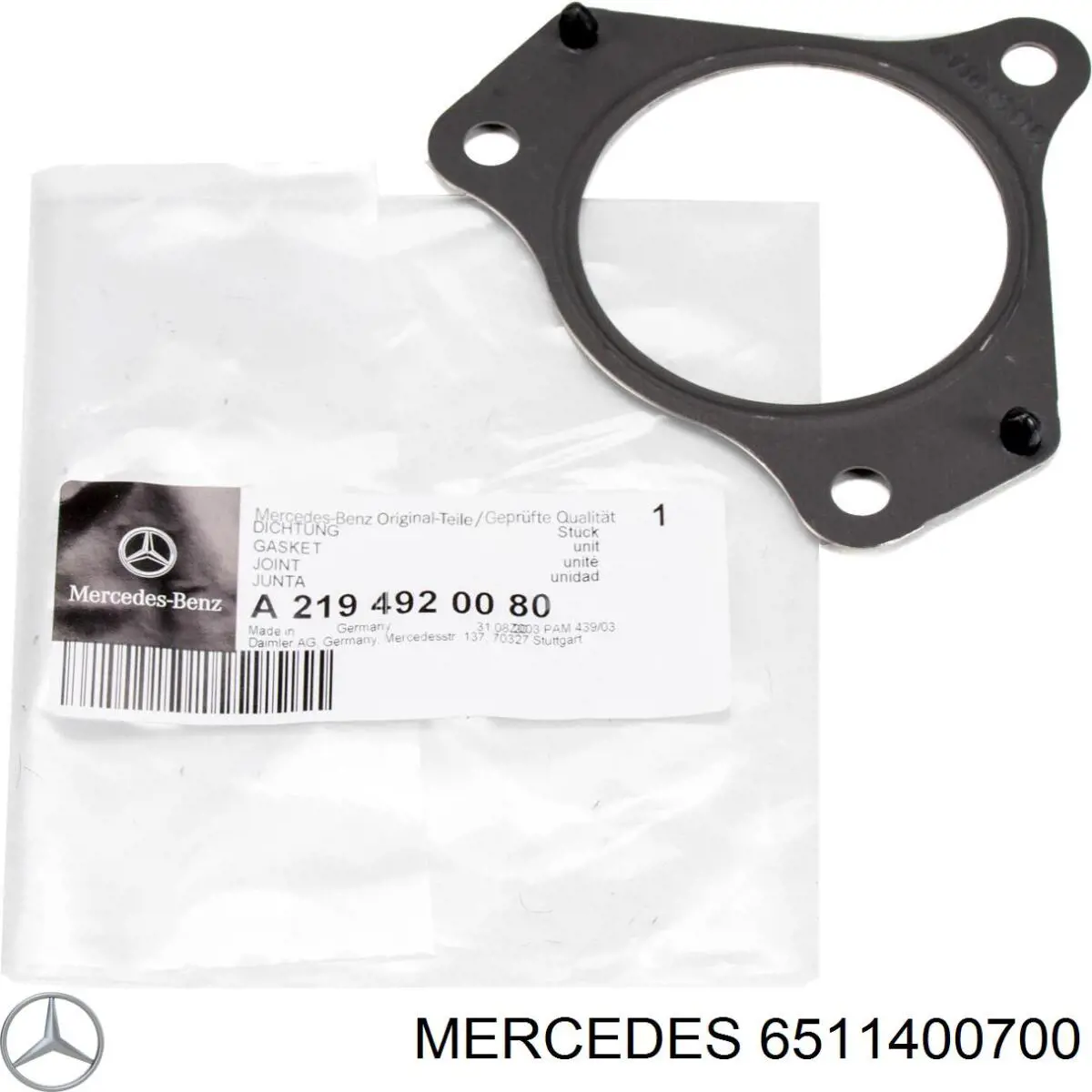 Radiador do sistema EGR de recirculação dos gases de escape Mercedes 6511400700 preço, a partir de 93,11 USD