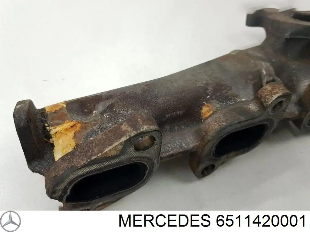 6511420001 Mercedes Tubo coletor de escape