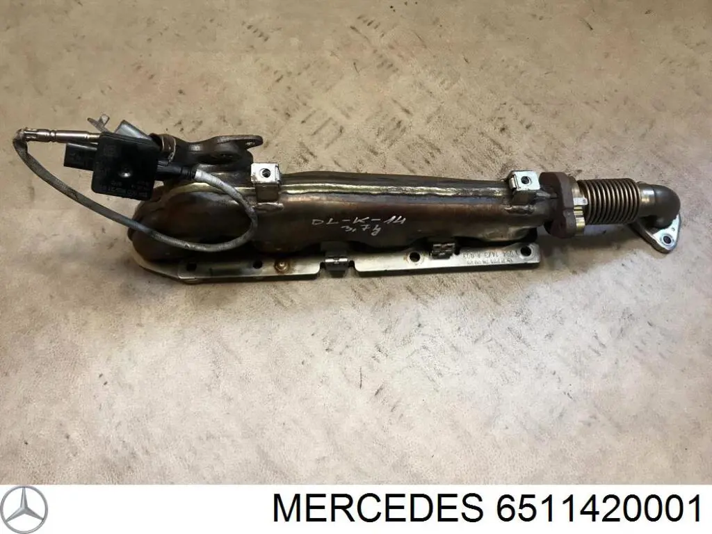 Tubo coletor de escape Mercedes 6511420001 preço, a partir de 110,67 USD