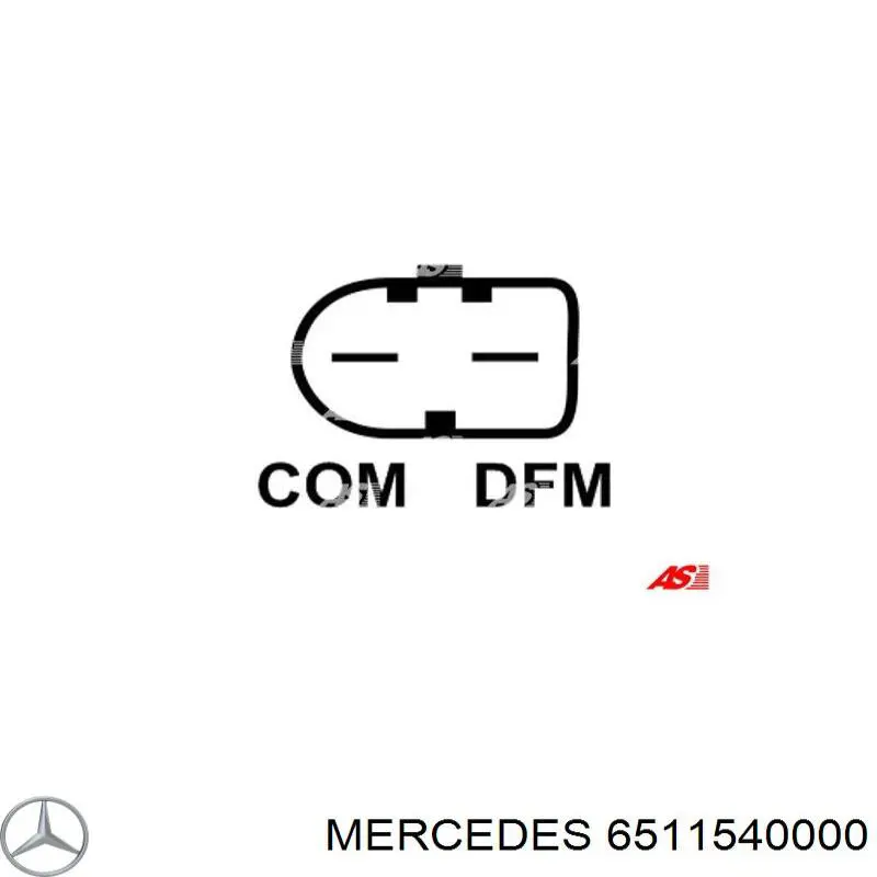 Relê-regulador do gerador (relê de carregamento) Mercedes 6511540000 preço, a partir de 67,12 USD