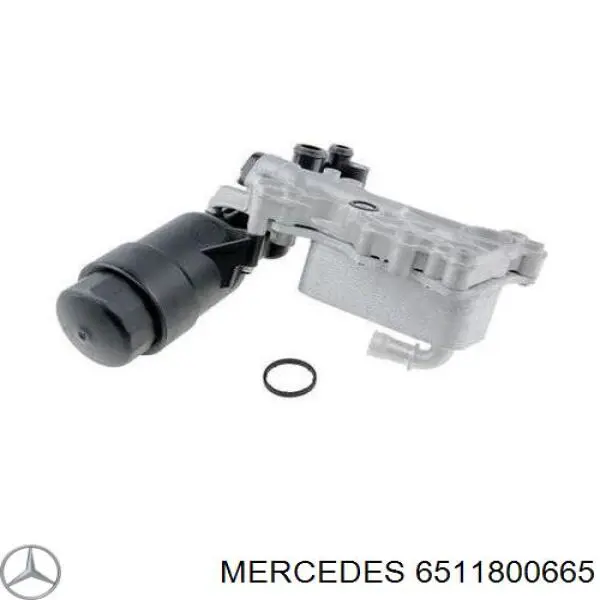 6511800665 Mercedes Radiador de óleo