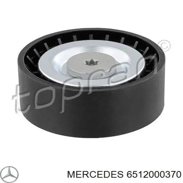Rolo parasita da correia de transmissão Mercedes 6512000370 preço, a partir de 8,72 USD