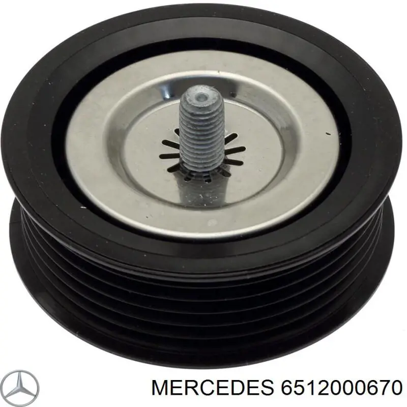 Rolo parasita da correia de transmissão Mercedes 6512000670 preço, a partir de 28,92 USD