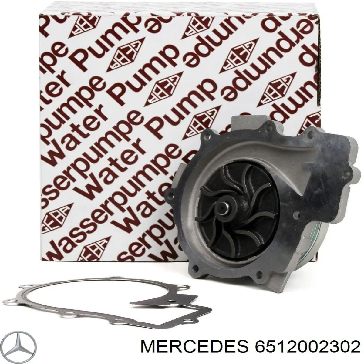 Compre 6512002302 Mercedes Bomba de água (bomba) de esfriamento