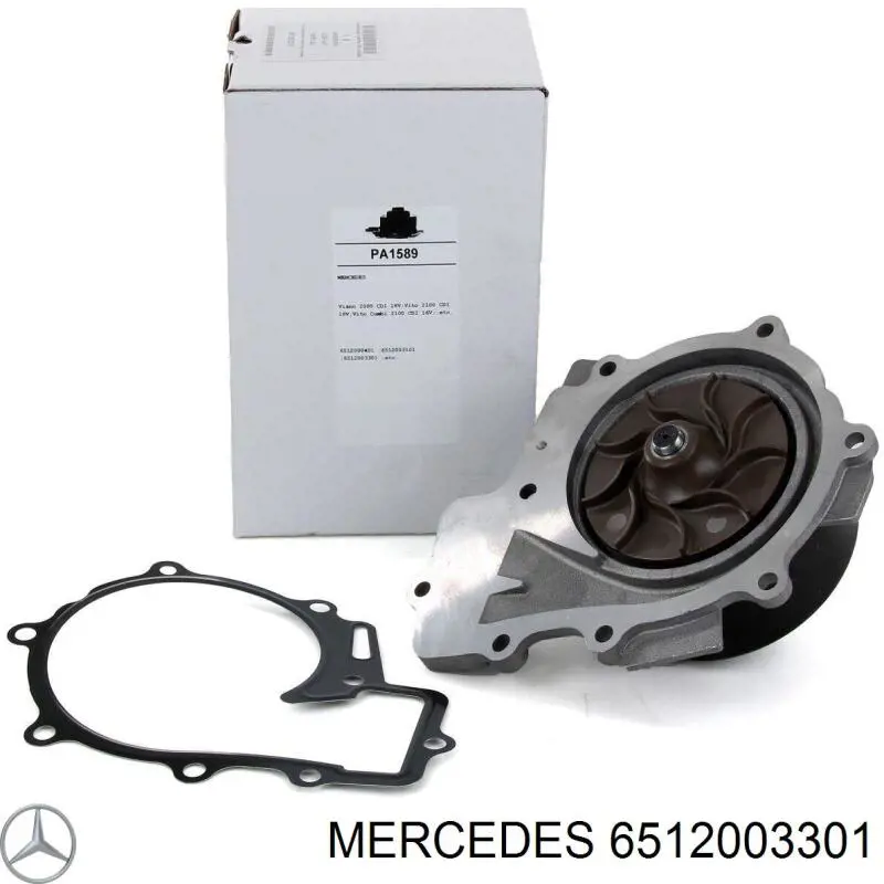 Compre 6512003301 Mercedes Bomba de água (bomba) de esfriamento