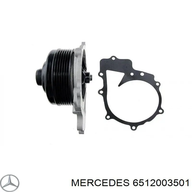 6512003501 Mercedes Bomba de água (bomba) de esfriamento