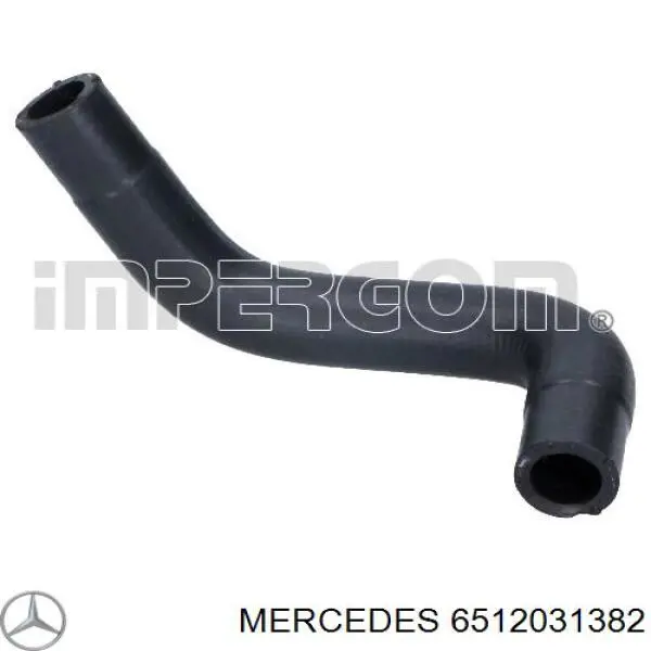 6512031382 Mercedes Mangueira (cano derivado) de esfriamento de trocador de calor de óleo, linha de combustível de retorno