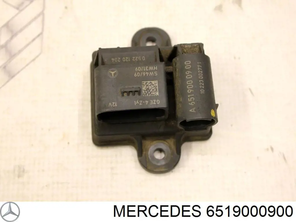 6519000900 Mercedes Relê das velas de incandescência