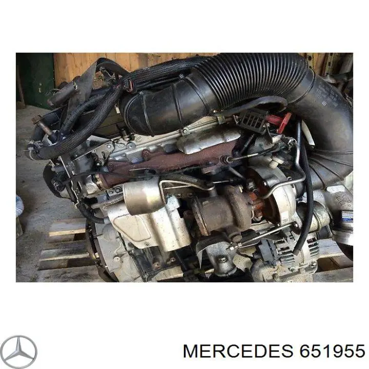 651955 Mercedes Motor montado